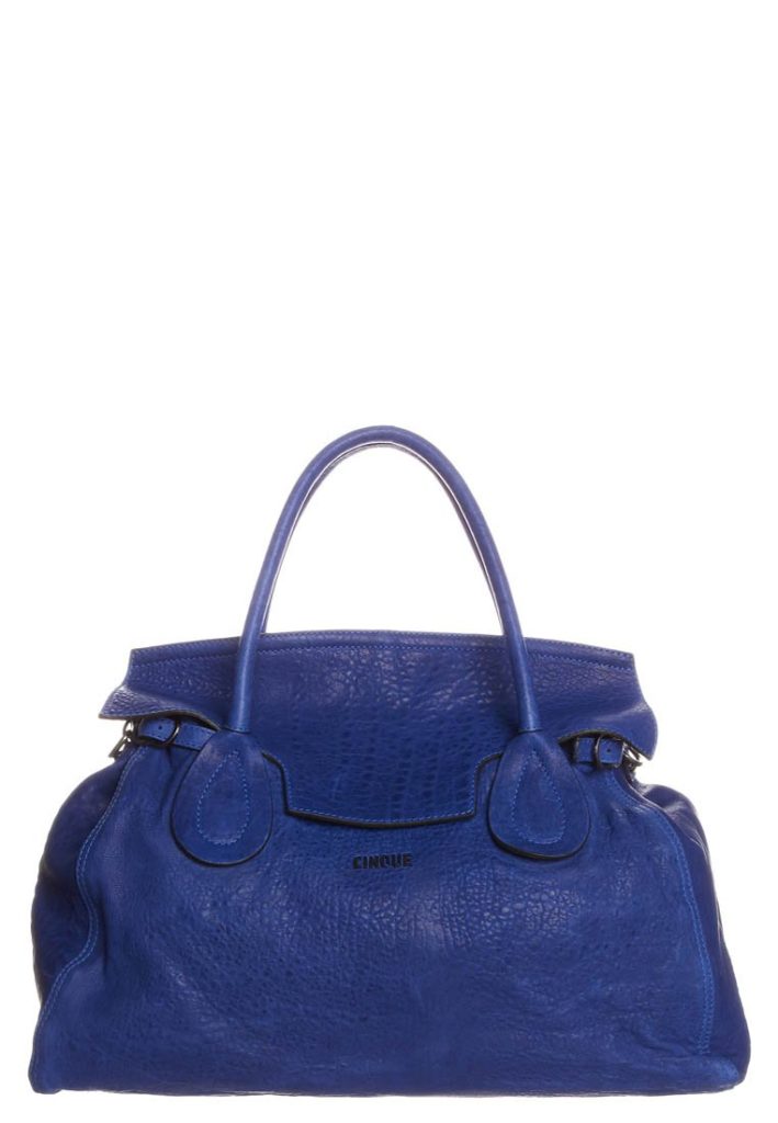 Sac a main cuir Cinque bleu electrique